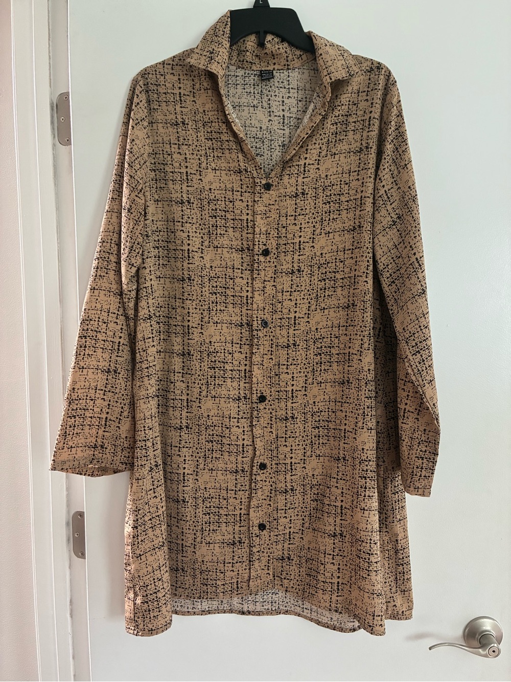 Beige Patterned Women’s dress